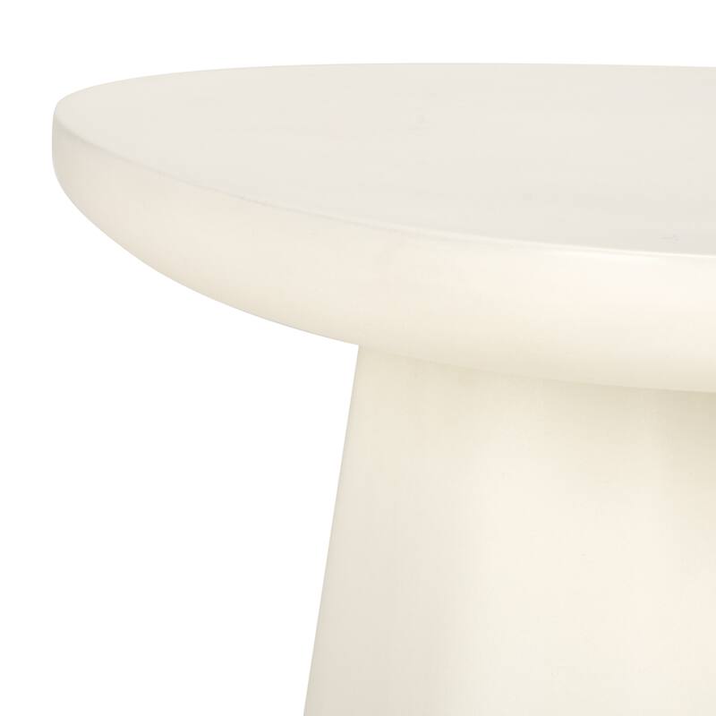 SAFAVIEH Couture Jasbriella Concrete Accent Table - 22"W x 23"D x 21"H