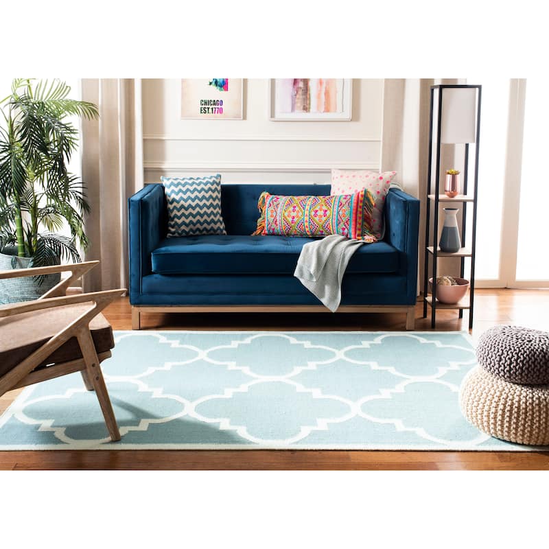 SAFAVIEH Handmade Flatweave Dhurries Jinan Modern Moroccan Wool Rug