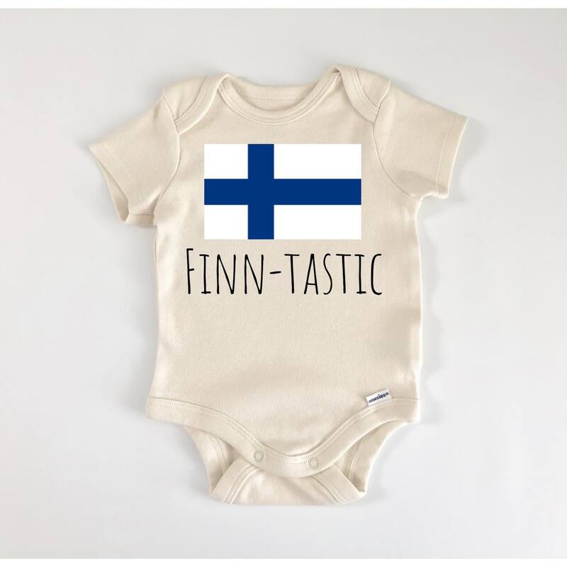 Finland Finnish - Baby Boy Girl Clothes Infant Bodysuit Funny Cute Newborn - Blue - 0-3M