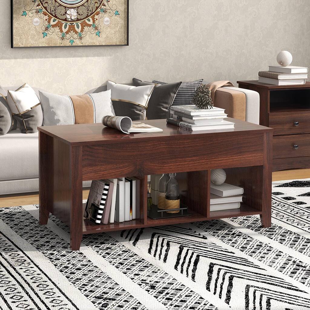 Lift Coffee Table with Hidden Compartment