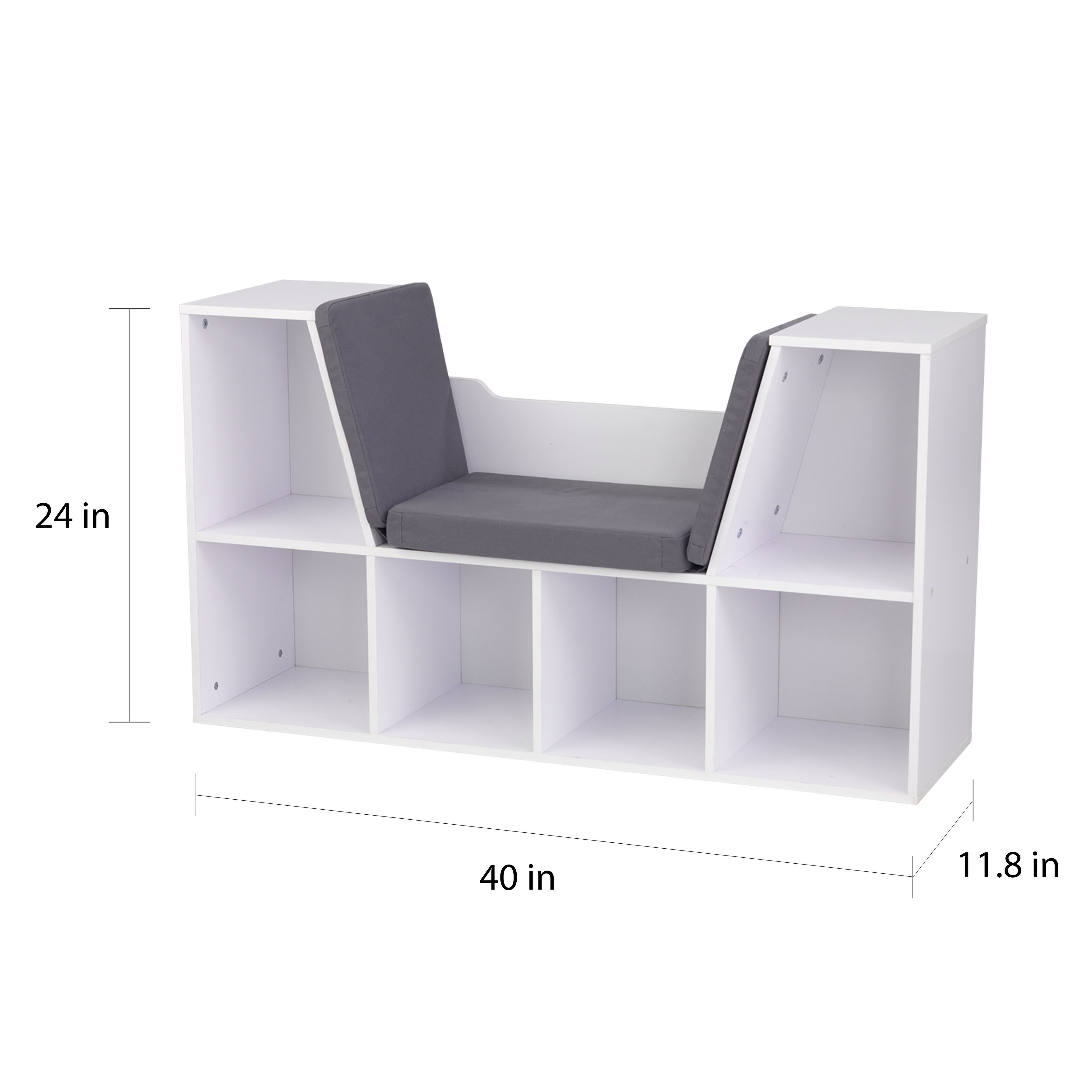 Shop Kidkraft White Bookcase With Reading Nook On Sale