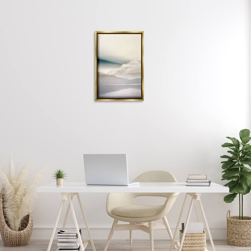 Stupell Vanilla Landscape View Framed Floater Canvas Wall Art Design By Gemma Bardot