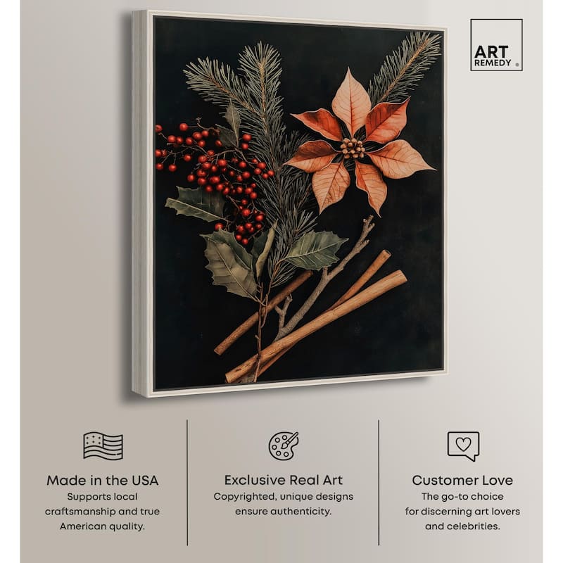Hearth Flora Canvas by Art Remedy