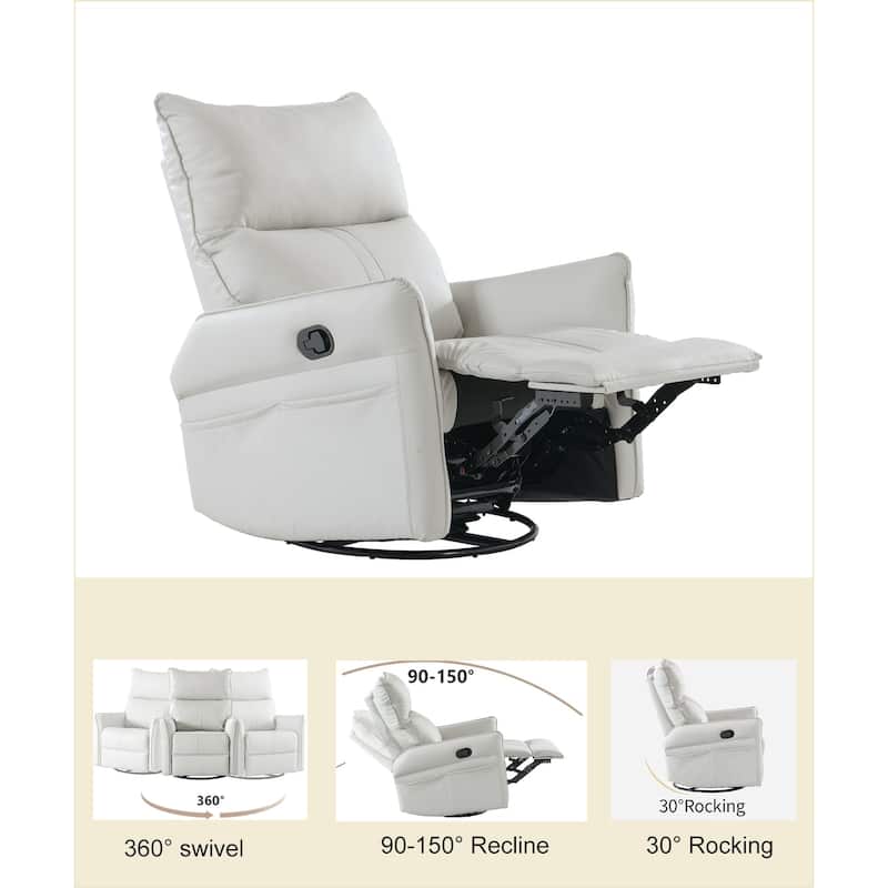 Ouyessir Glider Recliner Rocker Recliner Swivel Recliner Chair Accent Chair