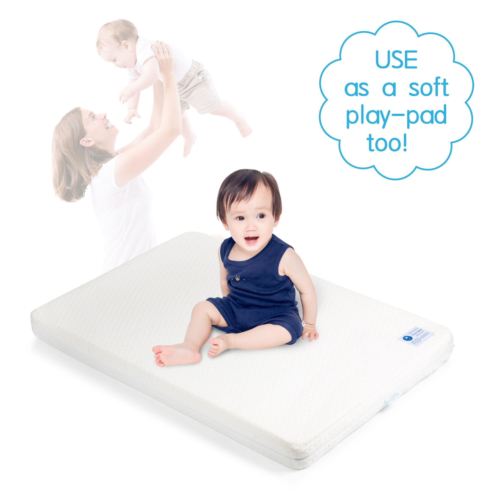 Memory foam playard hotsell mattress