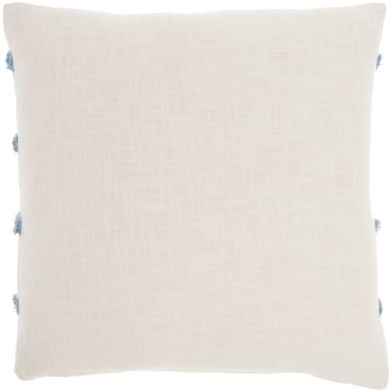 Mina Victory Life Styles Tufted Lines Geometric 18" x 18" Indoor Throw Pillow