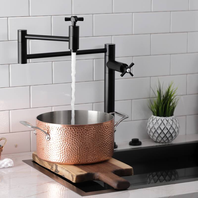 Millennium Two-Handle 1-Hole Deck Mount Pot Filler Faucet