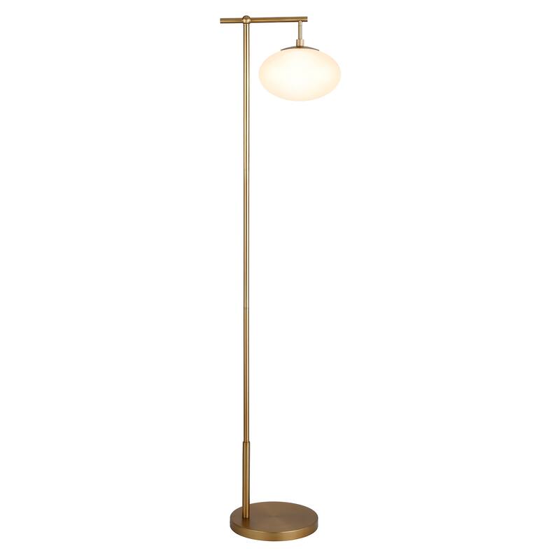 Blume 68" Tall Floor Lamp with Glass Shade