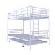 preview thumbnail 70 of 71, Twin over Twin Elegance Clean-Lined Bunk Bed, Heavy Duty Metal Structure Bunk Bed Frame Steel Slat Support(No Box Spring Needed)