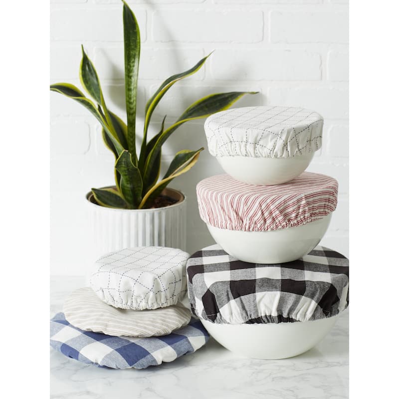 DII Asst Stone Farmhouse Woven Dish Cover (Set of 3)