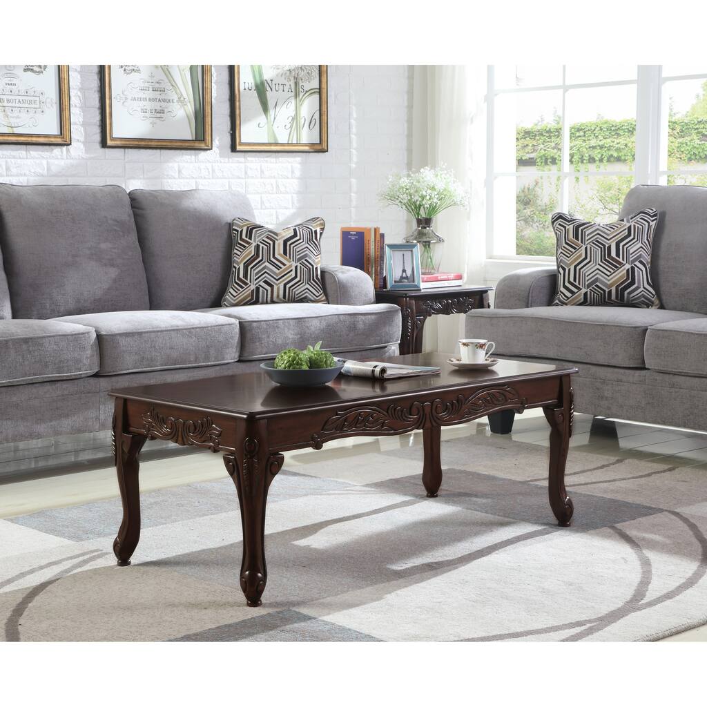 Traditional Wood Coffee Table
