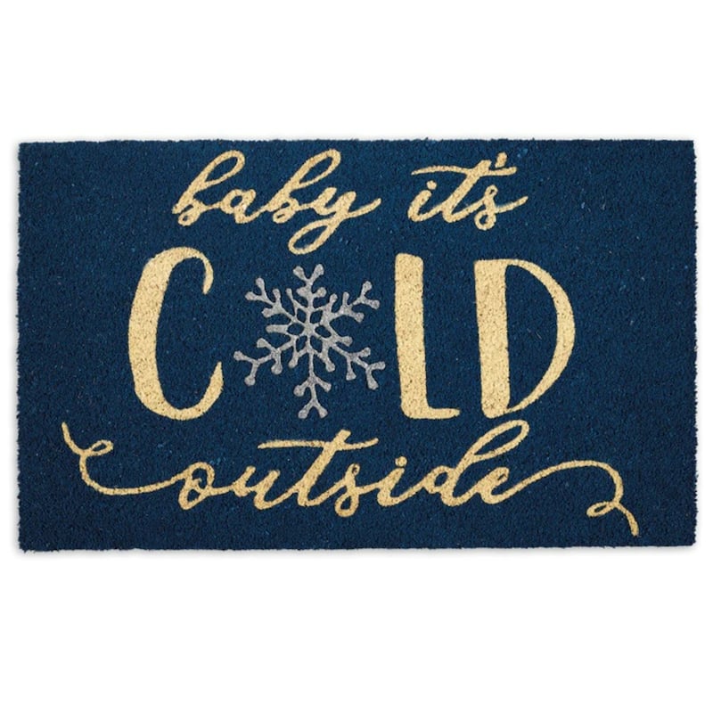 Baby It's Cold Outside Christmas Doormat - 18" x 30"