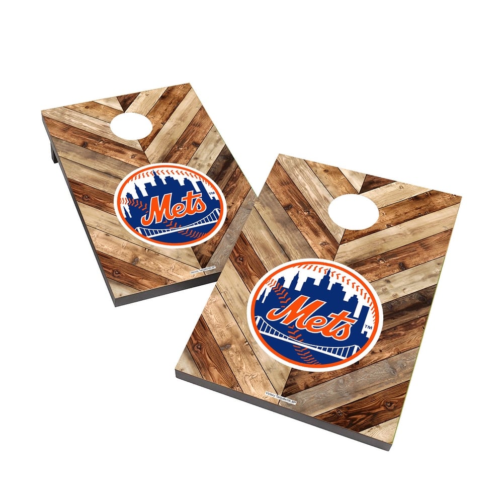 New York Mets 2x4 MLB Cornhole Bag Toss