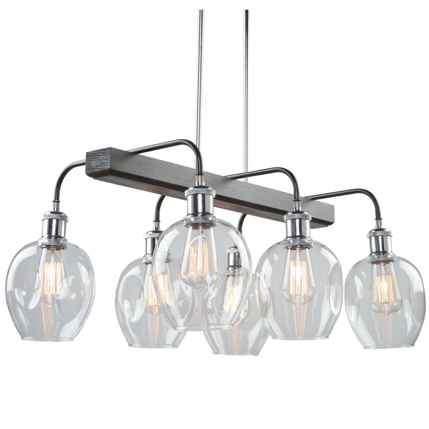 Artcraft Lighting Ac11346 Hennessy 6 Light 24 Wide Linear Artcraft Lighting Ac11346 Hennessy