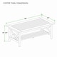 preview thumbnail 7 of 15, Cambridge Casual Lowell Teak Outdoor Patio Coffee Table