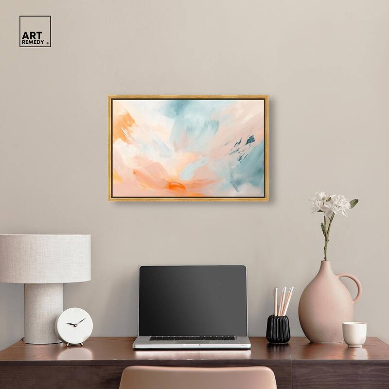 Sunrise Palette I Canvas by Art Remedy