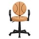 preview thumbnail 7 of 15, Sports Swivel Task Office Chair with Arms