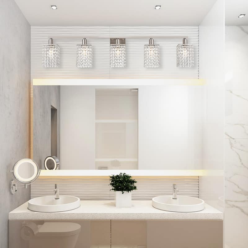 Modern Bathroom Lights with Crystal Shape