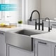 preview thumbnail 67 of 66, Kraus Allyn Traditional 3-Function Bridge Pulldown Kitchen Faucet