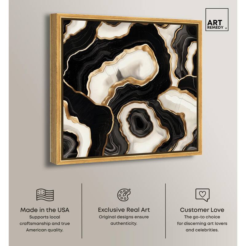 Coal Core Canvas by Art Remedy