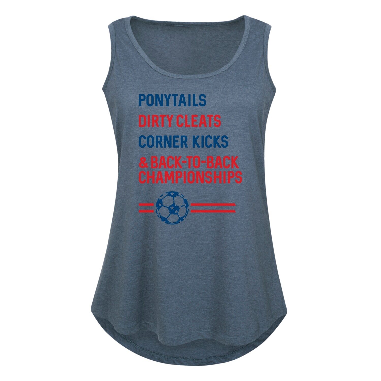 Shop Ponytails Dirty Cleats Stacked List Women S Plus Size Tank