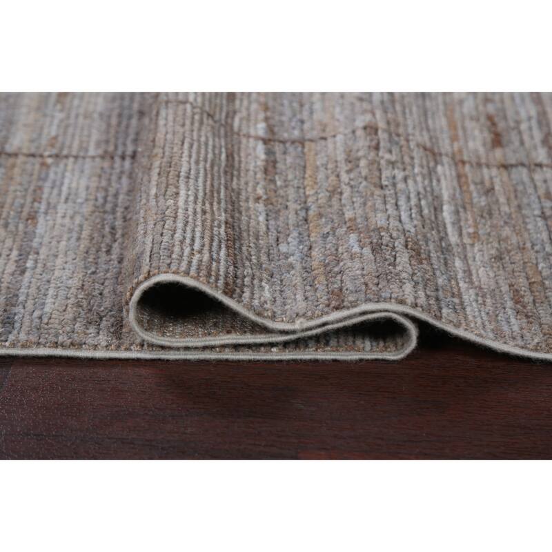 Geometric Checkered Gabbeh Kashkoli Area Rug Hand-knotted Wool Carpet - 2'11" x 4'6"