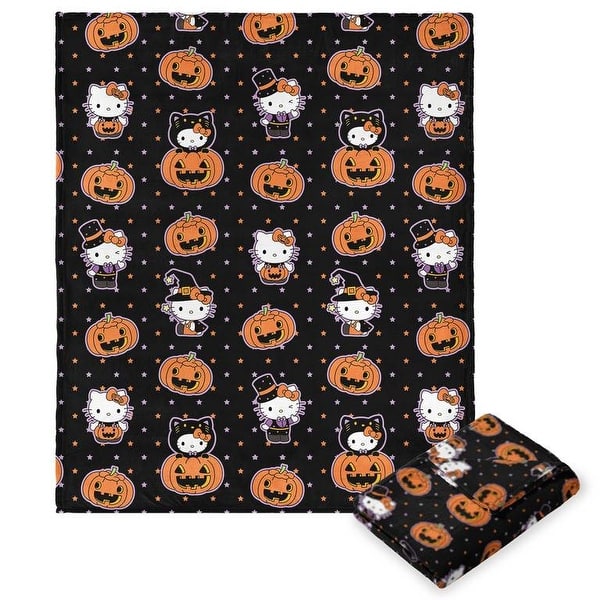 slide 2 of 26, Sanrio Hello Kitty Halloween Silk Touch Throw Blanket