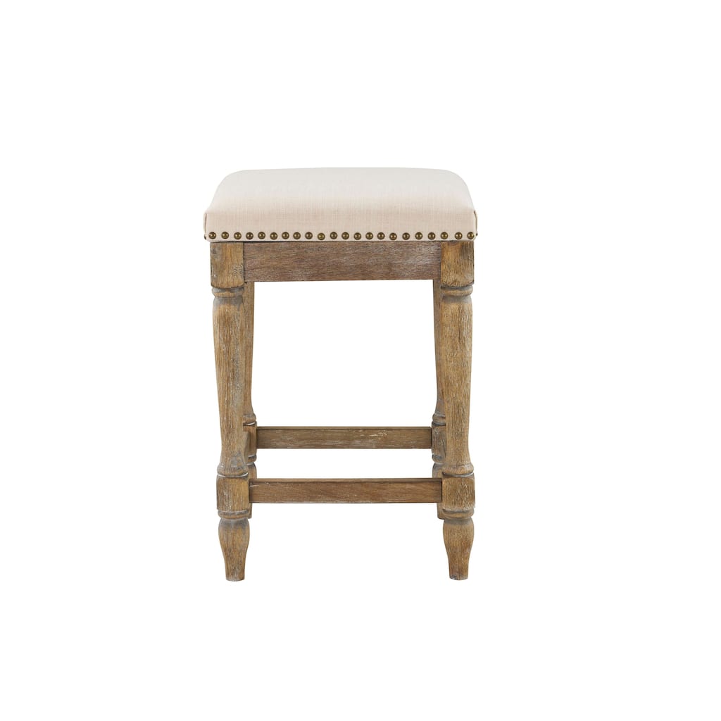Walker 24'' Accent Stool, Putty
