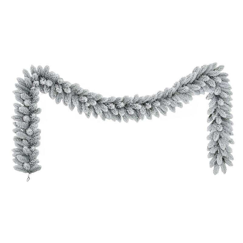 Flocked Majestic Fir Artificial Christmas Garland - 9' x 10" - Unlit