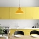 preview thumbnail 22 of 66, 1 - Light Modern Metal 11.02" Bowl Dome Island Pendant Light