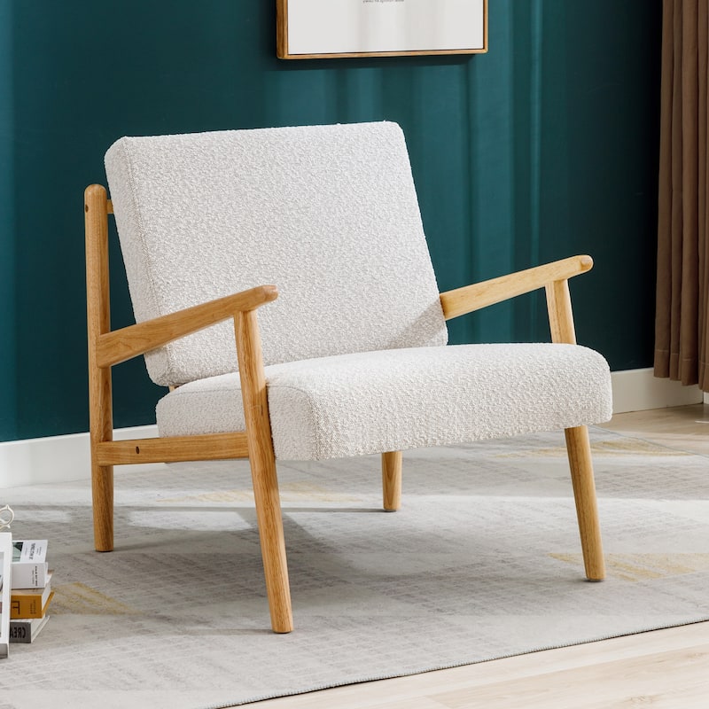 Spindle Back Wooden Frame Fabric Lounge Armchair