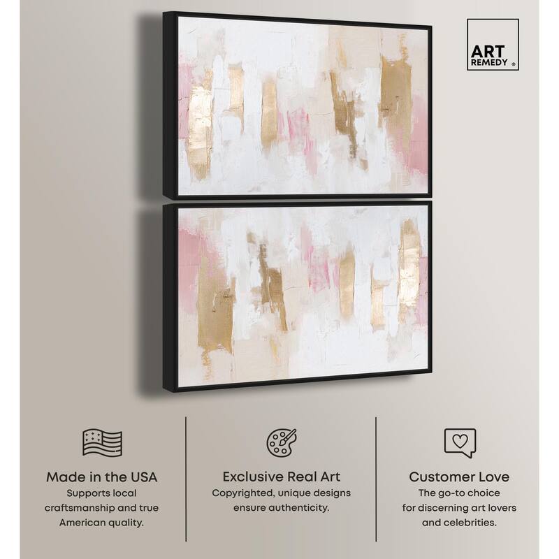 Stitched Eiffel Tower Bow Canvas by Art Remedy