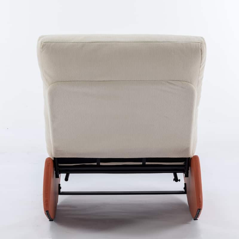 Comfy Rocker Chair with Footrest,Accent Reading Chair