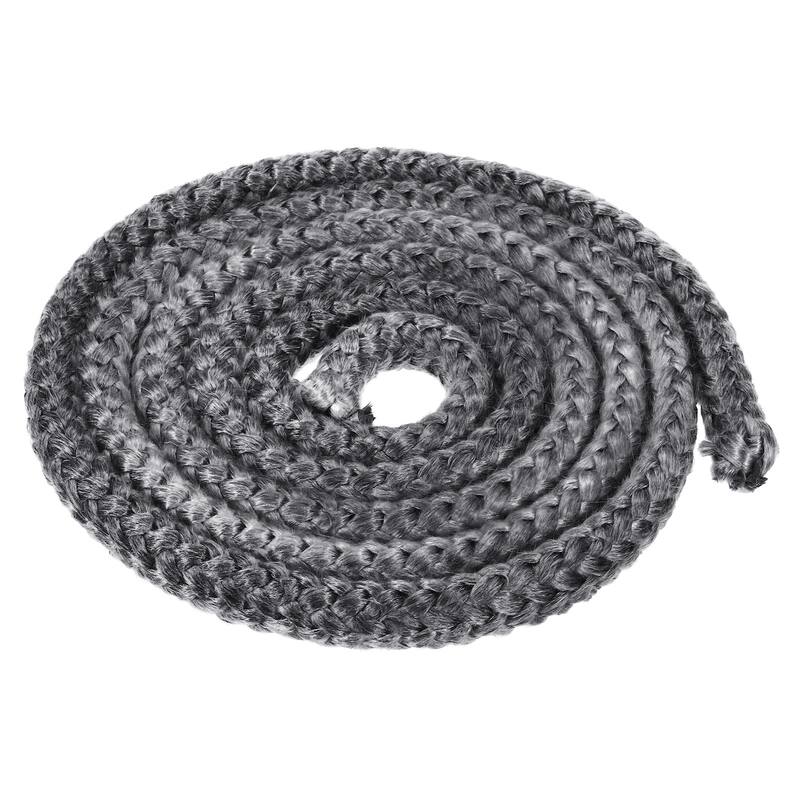 6.57ftx0.59inch Fiberglass Fiber Rope Round Braided Rope Gasket Seal ...