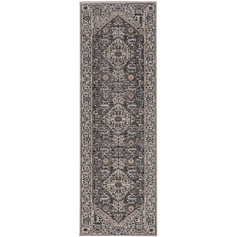 Strick & Bolton Renew Traditional Medallion Area Rug - 2'2" x 6'11" Runner