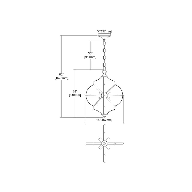 Elk Home Laguna Beach Gold Metal 4 Light Chandelier