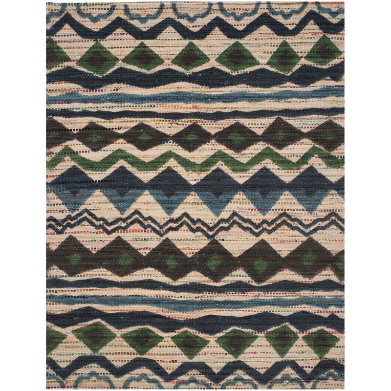 SAFAVIEH Handmade Cedar Brook Diamantina Modern Cotton Rug
