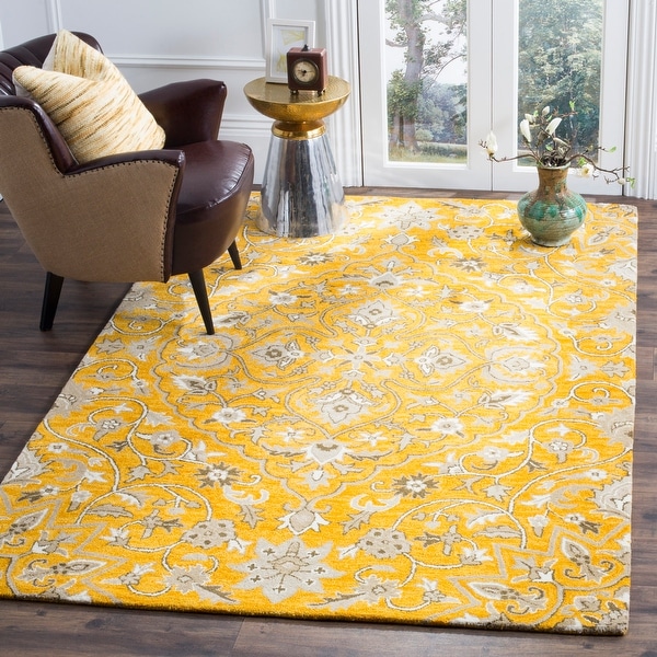 Safavieh Handmade Bella Creola Modern Floral Wool Rug