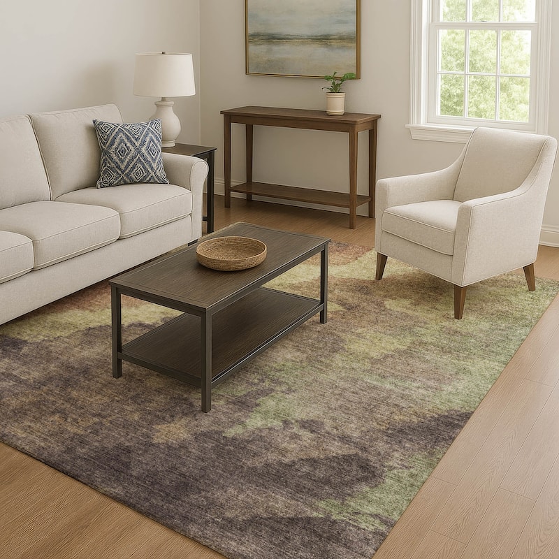 Premium Washable Super Soft Abstract Ombre Mayfield Rug