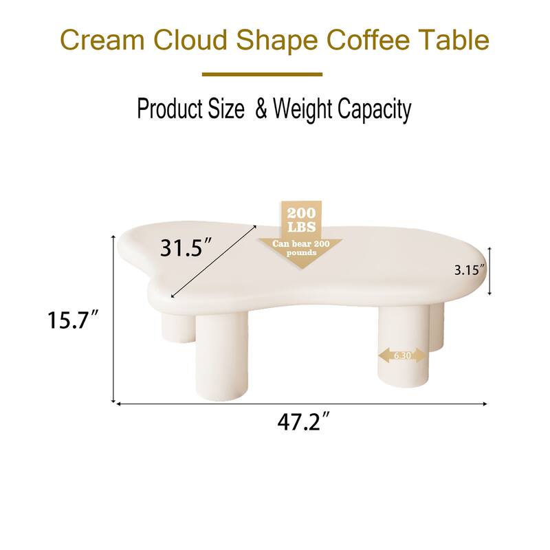 Cloud Shaped Coffee Table