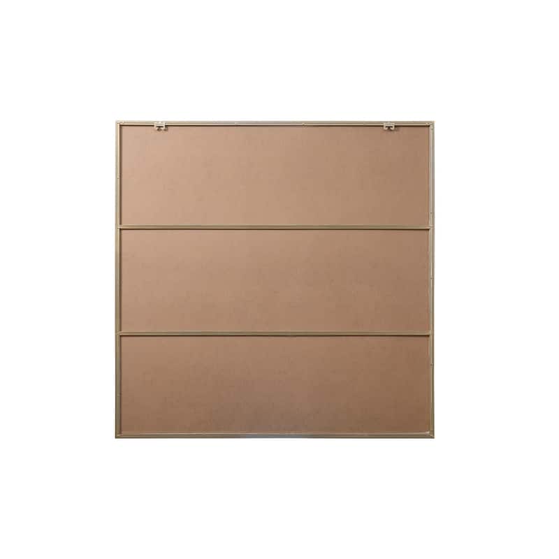 Indigo Home Metal Frame Square Mirror 48 inch