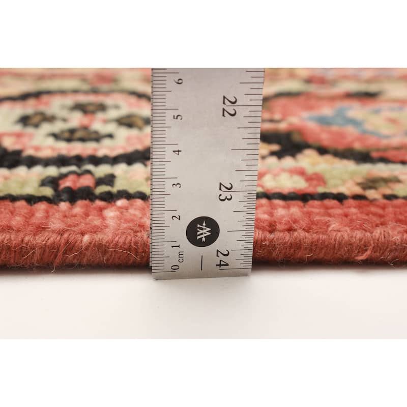 ECARPETGALLERY Hand-knotted Jules Serapi Red Wool Rug - 6'0 x 8'11