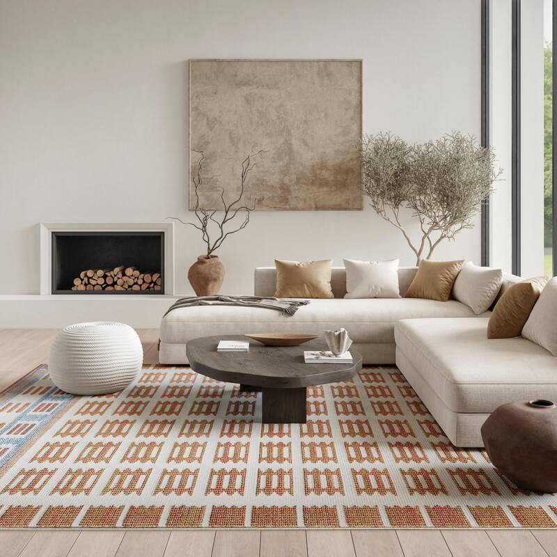 Nourison Nordic Indoor only Geometric Area Rug