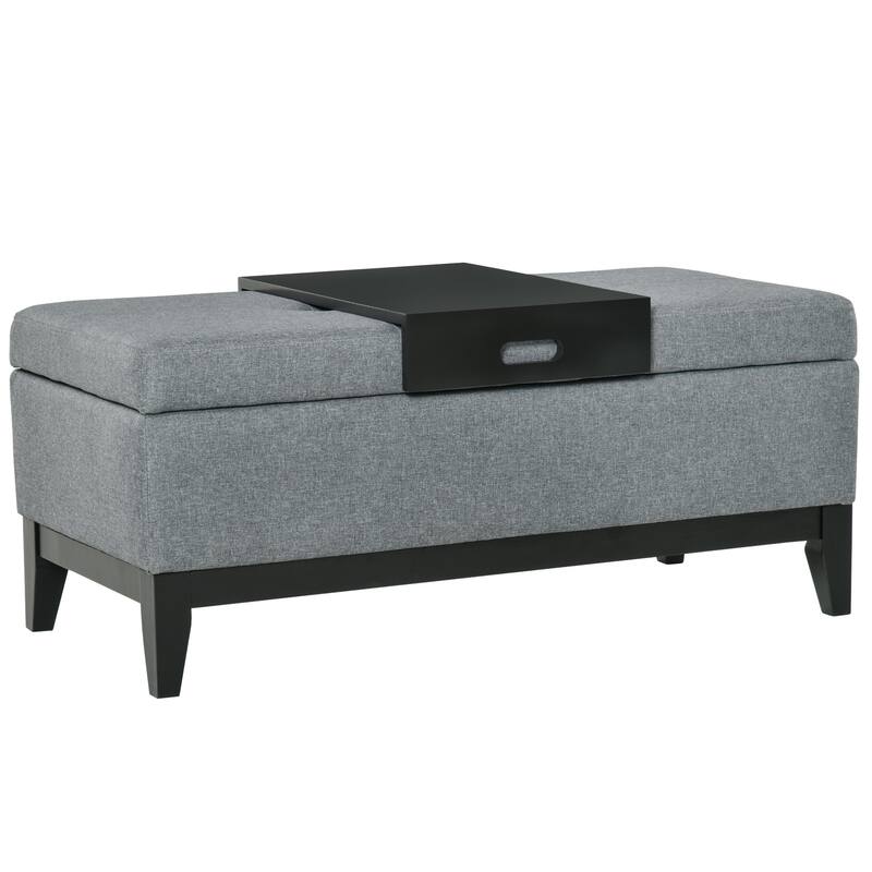 42" Rectangular Storage Ottoman Bench