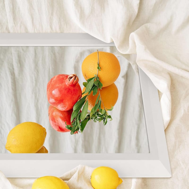 KIOTEE Full size Metal Bathroom Mirror with 5-Year Warranty