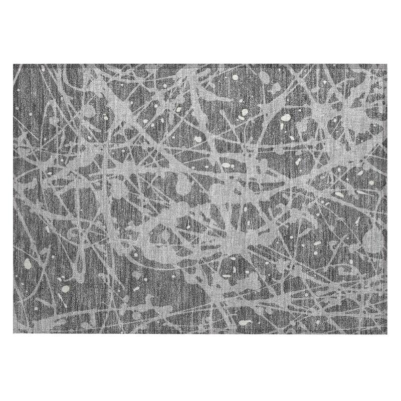 Machine Washable Indoor/ Outdoor Modern Campo Chantille Rug