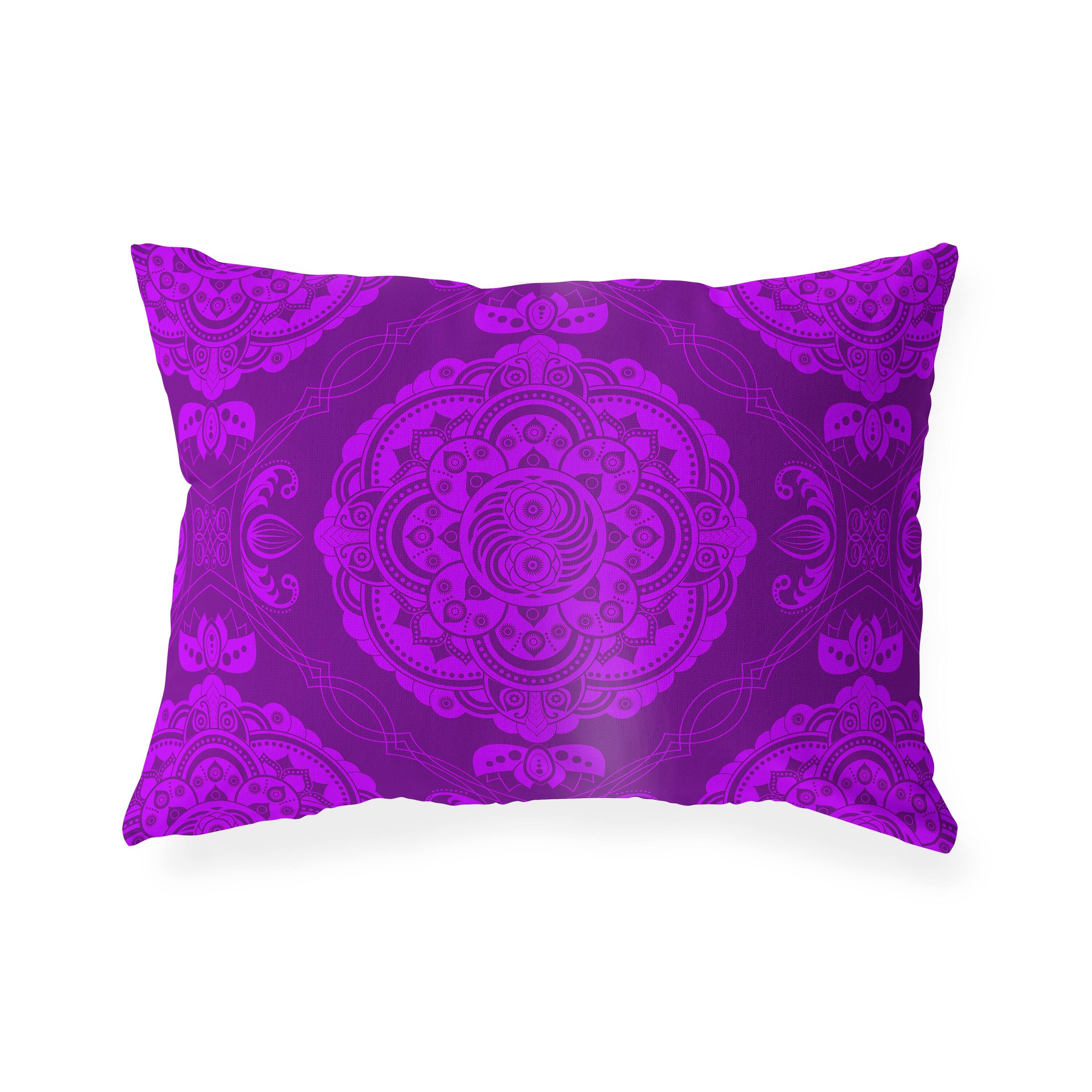SUMA PURPLE Lumbar Pillow By Kavka Designs Bed Bath & Beyond 31970879