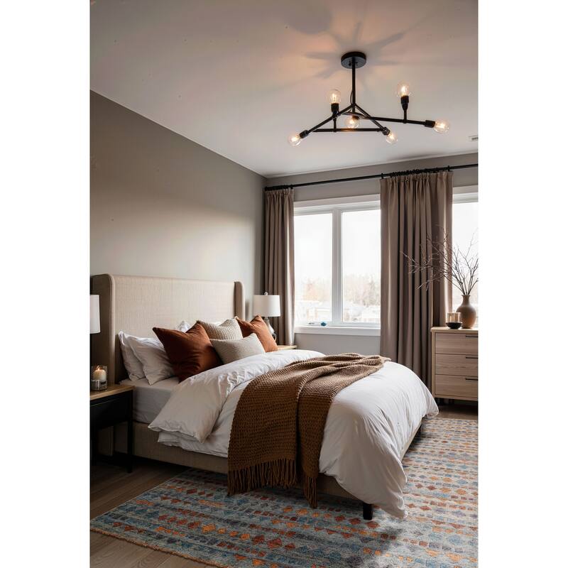 ECARPETGALLERY Hand-knotted Tangier Light Blue Wool Rug - 8'0 x 9'7