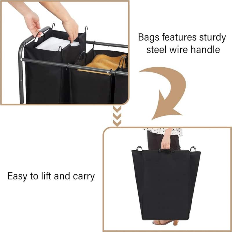 Laundry Sorter 4 Section