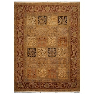 Hand Knotted Multi Panel Persian Traditional Oriental Area Rug (9x12 ...